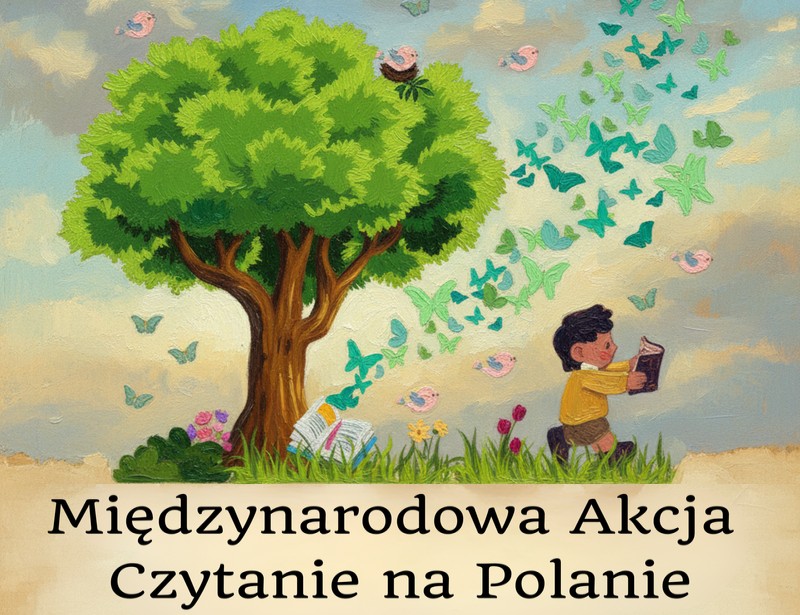 logo akcji Czytanie na polanie